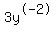 3y%5E-2