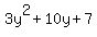 3y%5E2+%2B+10y+%2B+7