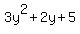 3y%5E2+%2B+2y+%2B+5