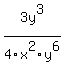 3y%5E3%2F4x%5E2y%5E6+