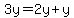 3y+=+2y%2By