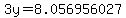 3y+=+8.056956027