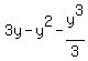 3y+-+y%5E2+-+y%5E3%2F3