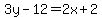 3y-12=+2x%2B2