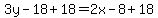3y-18%2B18=2x-8%2B18