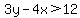 3y-4x%3E12