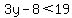 3y-8%3C19