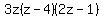 3z%28z-4%29%282z-1%29%29