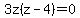 3z%28z-4%29=0
