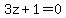 3z%2B1=0
