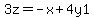3z=-x%2B4y1