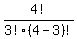 4%21%2F3%21%284-3%29%21