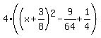 4%28%28x%2B3%2F8%29%5E2-9%2F64%2B1%2F4%29
