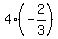 4%28-2%2F3%29
