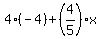 4%28-4%29%2B%284%2F5%29x%29