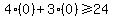 4%280%29%2B3%280%29%3E=24