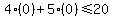 4%280%29%2B5%280%29%3C=20