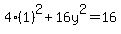 4%281%29%5E2%2B16y%5E2=16