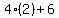 4%282%29%2B6