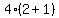 4%282%2B1%29