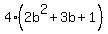 4%282b%5E2%2B3b%2B1%29