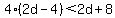 4%282d-4%29%3C2d%2B8