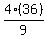 4%2836%29%2F9