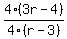 4%283r-4%29%2F4%28r-3%29