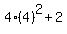4%284%29%5E2+%2B+2