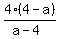 4%284-a%29%2F%28a-4%29