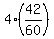 4%2842%2F60%29