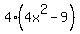 4%284x%5E2-9%29