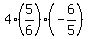 4%285%2F6%29%28-6%2F5%29