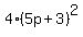 4%285p%2B3%29%5E2