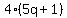 4%285q+%2B+1%29
