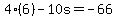4%286%29-10s=-66