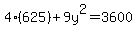 4%28625%29%2B9y%5E2=3600