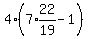 4%287%2Aexpr%2822%2F19%29-1%29