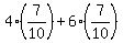 4%287%2F10%29%2B6%287%2F10%29