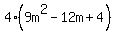4%289m%5E2-12m%2B4%29
