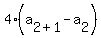 4%28a%5B2%2B1%5D-a%5B2%5D%29