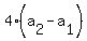 4%28a%5B2%5D-a%5B1%5D%29