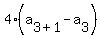 4%28a%5B3%2B1%5D-a%5B3%5D%29