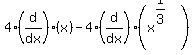 4%28d%2Fdx%29%28x%29+-+4%28d%2Fdx%29%28x%5E%281%2F3%29%29
