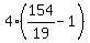 4%28expr%28154%2F19%29-1%29