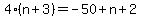4%28n%2B3%29=-50%2Bn%2B2