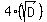 4%28sqrt%28D%29%29