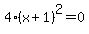 4%28x%2B1%29%5E2=0