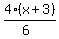 4%28x%2B3%29%2F%286%29