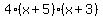 4%28x%2B5%29%28x%2B3%29